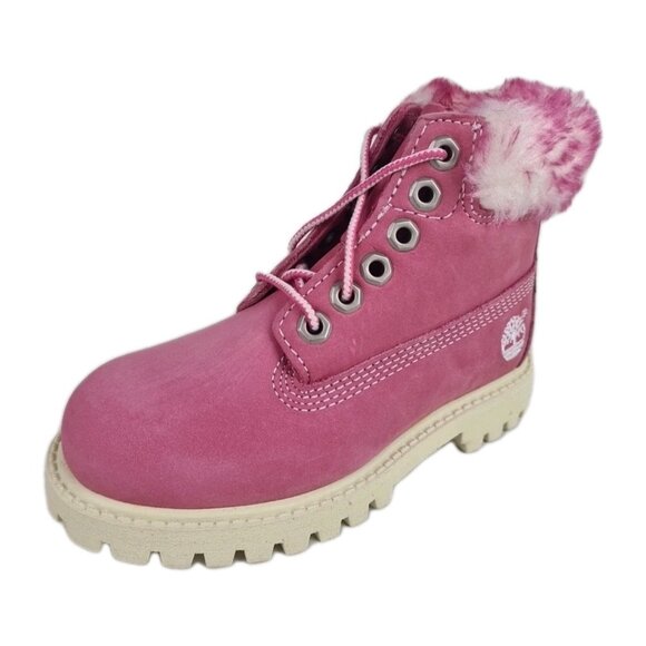 Timberland IN Premium Classic Girls TODDLER Boots Pink Nubuck